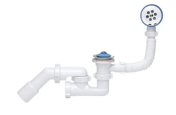 Vanový sifon Ani Plast s kovovým sítkem a zátkou 1314