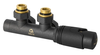 Diamantový kombinovaný termostatický set, hranatý, antracit ART.431.ZEST.ZESP.ANTR