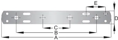 Bateriový pásek bez kolen, rozteč 150
