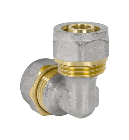 Diamantové dvojité koleno PEX-AL-PEX 20x20 mosaz FTN-006.20x20.KOL-2