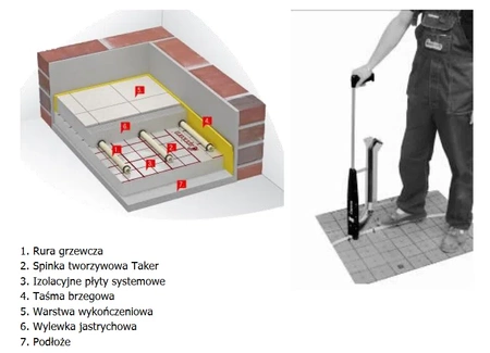 Přibalené manžetové knoflíčky Kozoroh pro taker 50mm bílé 9-2011-050-67-01-01