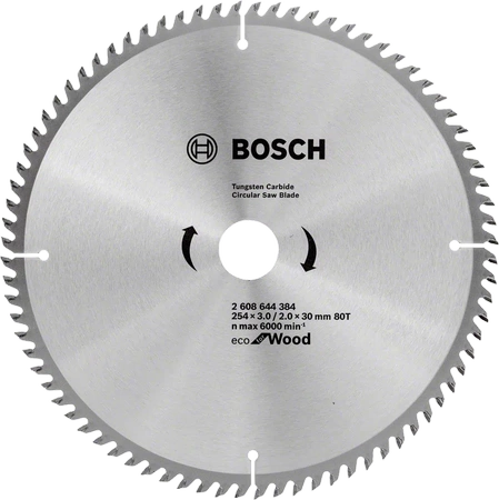 Pilový kotouč Bosch Eco na dřevo 254x30mm 2608644384