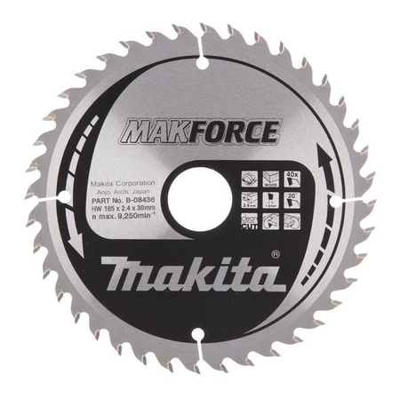 Makita řezací kotouč Makforce 165x30mm B-08436