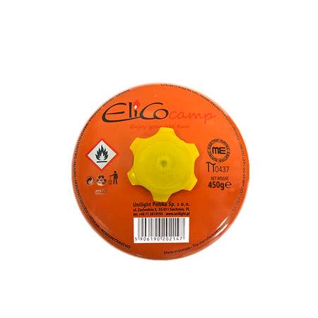 Kempingová plynová kartuše Elico 450g 65450