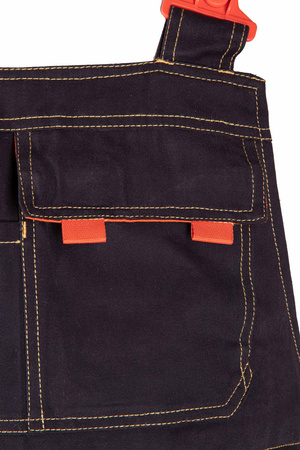 Ochranné kalhoty s náprsenkou Polstar Brixton Spark, velikost 30