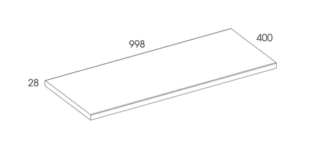 Elite full HG PVC deska 100x2,8x40cm klasický dub 166873