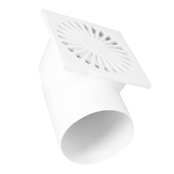 DES Group kanalizační rošt fi110 15x15cm plastový bílý bok