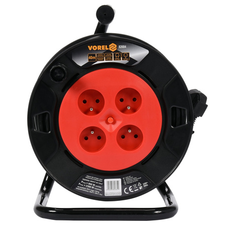 Prodlužovací kabel Vorel 4 zásuvky 3x1,0 mm² 25m 82682