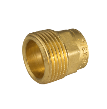 Nibco závitová vsuvka LW/GZ pro pájení 15mm x 1/2" mosaz 4243-015-1/2