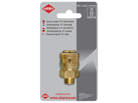 Airpress rychlospojka 1/4" GZ Euro 4301505