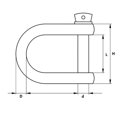 Přímý třmen 12mm