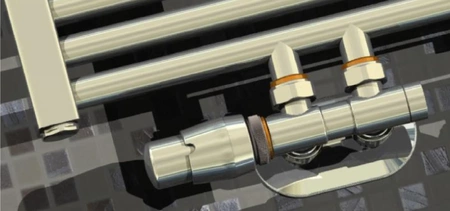 Termostatická sada Vario Term Twins, levá, chrom, TSGS0202CFK/L