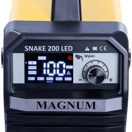 Invertorová svářečka Magnum Snake 200 LED MMA M5897