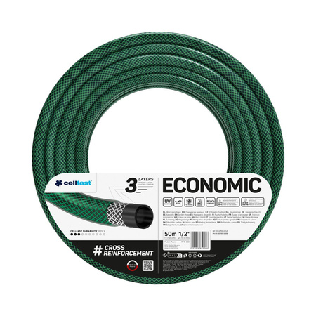 Cellfast zahradní hadice 1/2" 50m Ekonomická 10-003