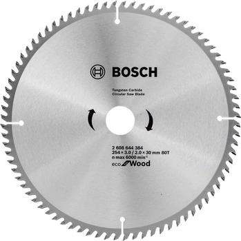 Pilový kotouč Bosch Eco na dřevo 254x30mm 2608644384