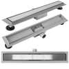 Rea lineární odtok NEOX kartáčovaná ocel reverzibilní 2v1 50cm G2500