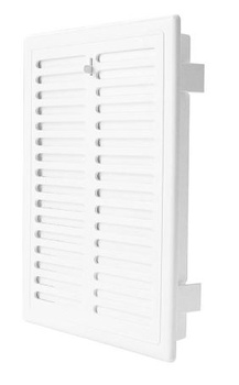 Dospel větrací mřížka se žaluziemi bílá D/TKZ 140x210mm 007-1651