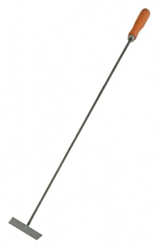 Kovový pohrabáč s talířem 80 cm