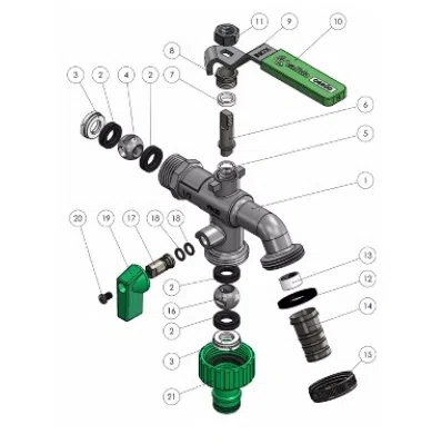 Calido sací ventil 3/4" mrazuvzdorný BIS ZK-CZ3/4BIS