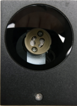 Venkovní nástěnné svítidlo Yato 2xGU10 hliníková černá YT-81903