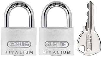 Abus visací zámek Titanium 727TI/40 40mm 2 kusy KD-AB-014