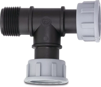 1" tričko otočné o 90 stupňů s O-kroužkem