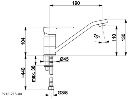 KFA Armatura stojánková baterie Mohit 5913-715-00