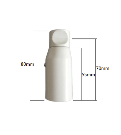 Luxor sada úhlových montážních držáků pro koupelnové radiátory