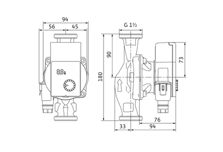Oběhové čerpadlo Wilo Yonos Pico 1.0 25/1-6 4248084