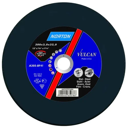 Norton plochý řezný kotouč na kov 300x3,0x32,00 66252925466