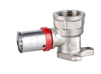 Diamantové nástěnné, lisované koleno 1/2"x20mm FZZ-010.1/2x20.KOL-Ł