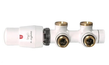 Termostatická instalační sada Vario Term All In One Twins, pravá, bílá ATSGS0206CFK/P