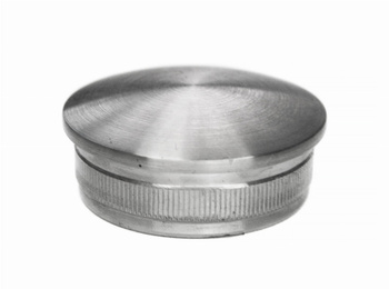 Konvexní zátka vložená do trubky 42,4x2mm AISI 304 leštěná