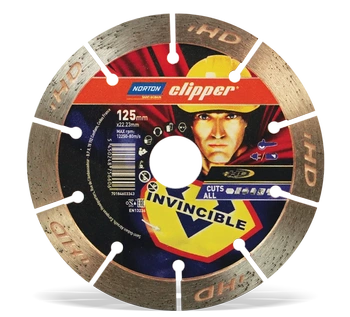 Norton Clipper Invincible diamantový kotouč 125x22,23 mm 70184603343