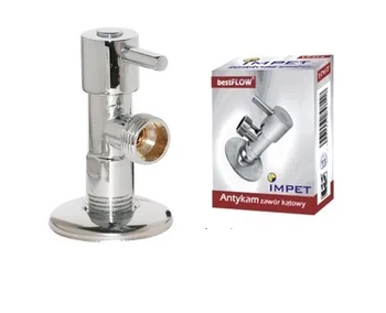 Kulový ventil antykam rohový náběhový 1/2" x 3/8"