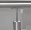 Podpěra zábradlí 42,4 mm pro sloupek 42,4 x 2 mm, nastavitelná AISI 304 leštěná