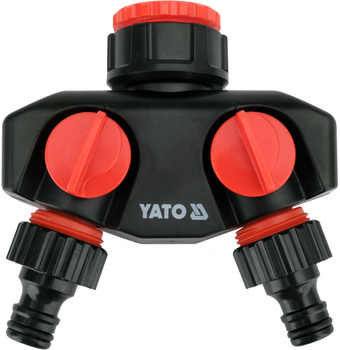 Rozdělovač přípojek Yato se 2 výstupy 3/4"-1" YT-89100