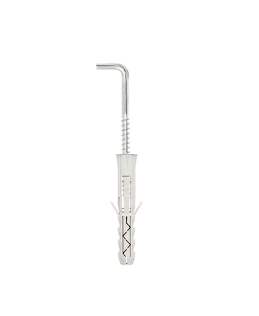 Šroubovací rozpěrná zátka s rovným háčkem 8x40mm PX-08 10ks