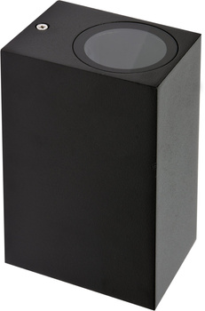 Venkovní nástěnné svítidlo Yato 2xGU10 hliníková černá YT-81903