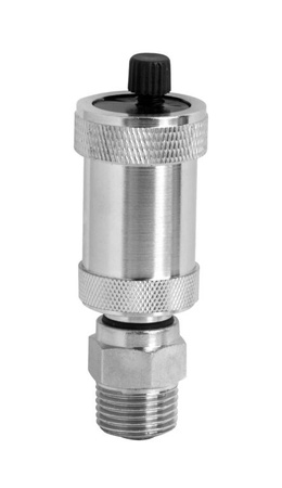 Automatický odvzdušňovací ventil 1/2" Diamond s chromovaným uzavíracím ventilem ART.220-15 CH