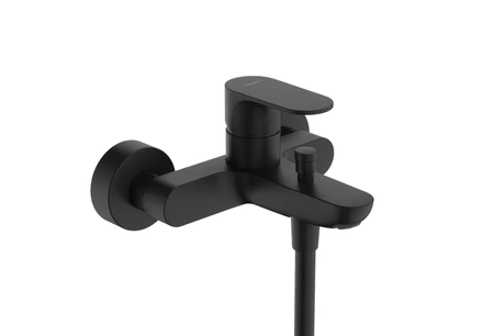 Hansgrohe Rebris S vanová baterie, nástěnná, matná černá 72440670