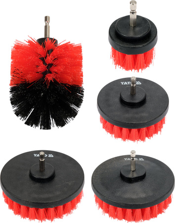 Yato sada kartáčů pro vrtačku 5 kusů šestihranná YT-47777