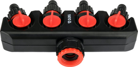 Rozdělovač Yato se 4 výstupy 3/4"-1" YT-89103