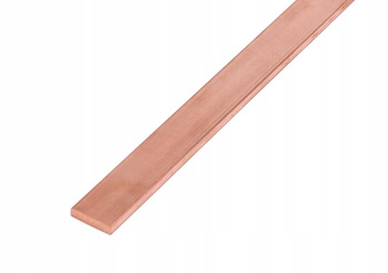 Plochá tyč 15x5mm 10cm měděná M1E Z4