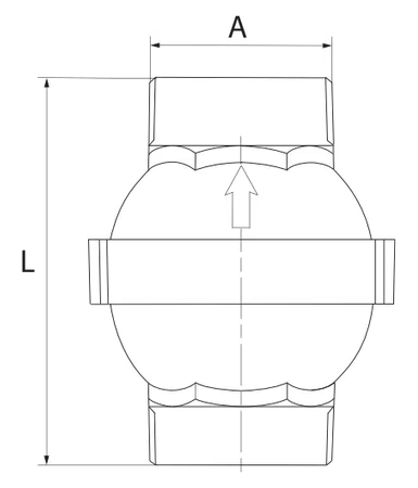 Diamantový diferenciální ventil 1 1/2" ART.820-40