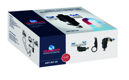 Sada magnetických filtrů Diamond 1" s odlučovačem nečistot ART.16T-25