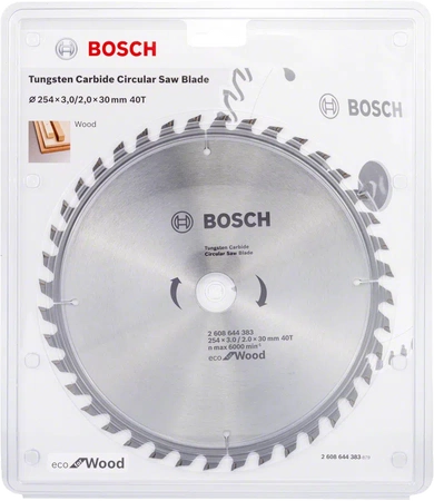 Bosch pilový kotouč Eco na dřevo 254x30x3,0mm 2608644383