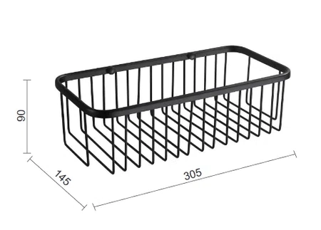Stella koupelnový koš matná černá 16.014-B