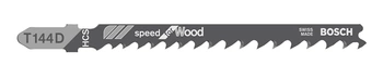 List do přímočaré pily Bosch T 144 D 3 kusy 2608630560