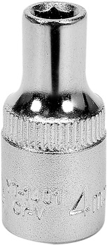 Yato zásuvka krátká 12mm 1/4" 6-ti bodová YT-1411